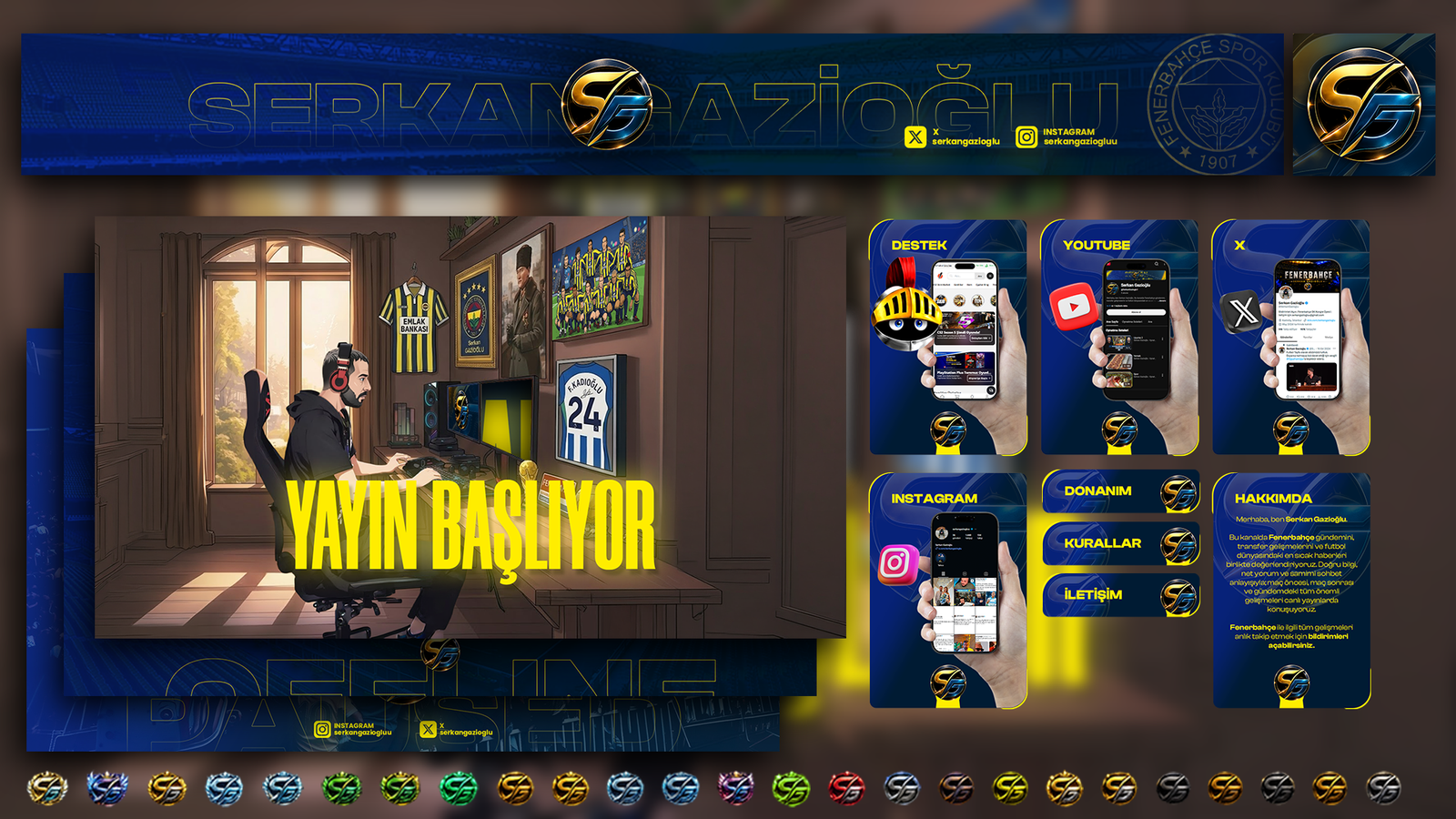 SERKANGAZİOĞLU yayıncı paketi